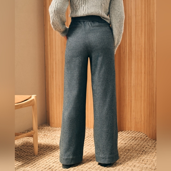 Faherty Dream Flannel Trouser Sz 8 - Picture 4 of 5